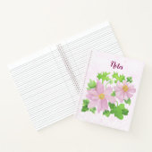 Rosa Anenom Notizblock (Innenseite)