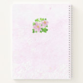 Rosa Anenom Notizblock (Rückseite)