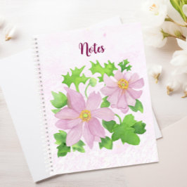 Rosa Anenom Notizblock