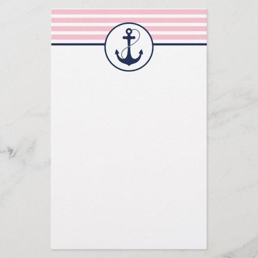 rosa Anker Briefpapier (Vorderseite)