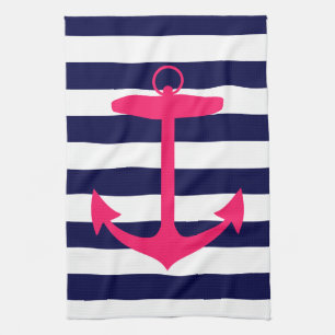 Rosa Anker-Silhouette Geschirrtuch