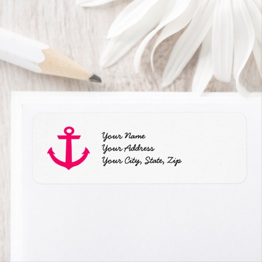 Rosa Ankerzeichen (Insitu)