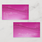 rosa Anmut Visitenkarte (Vorne/Hinten)