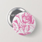 Rosa antike Rose Button (Vorne & Hinten)