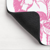 Rosa antike Rose Mousepad (Ecke)