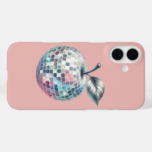 Rosa Apfel Case-Mate iPhone Hülle (Rückseite (Horizontal))