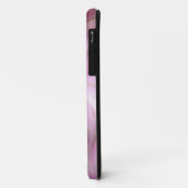 Rosa Apfelblüte Twirl Wave Abstrakter Hintergrund Case-Mate iPhone Hülle (Hinten/Links)