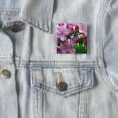 Rosa Apple-Blüten Button (Beispiel)
