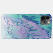 Rosa Aqua Türkis Blauer Abalone Muschel Muster Case-Mate iPhone Hülle (Rückseite (Horizontal))