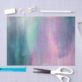 Rosa Aquamarin Abstrakt Seidenpapier (Handwerk)