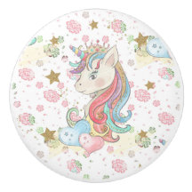 Rosa Aquamarin Gelb Einhorn farbig