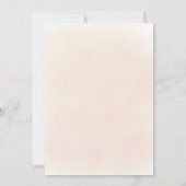 Rosa Aquamarin Weiß Glitzer Brautparty Einladung (Rückseite)