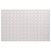 Rosa Aquamarine Herzdoodles Stoff (Yard (91,4 cm))