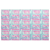 Rosa aquamarine moderne personalisierte stoff (Fat Quarter (45,7 x 55,9 cm))