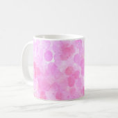 Rosa Aquarell Blume Tasse durch ORDesign. (Vorderseite Links)
