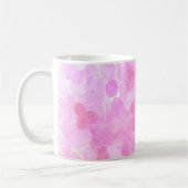 Rosa Aquarell Blume Tasse durch ORDesign. (Links)