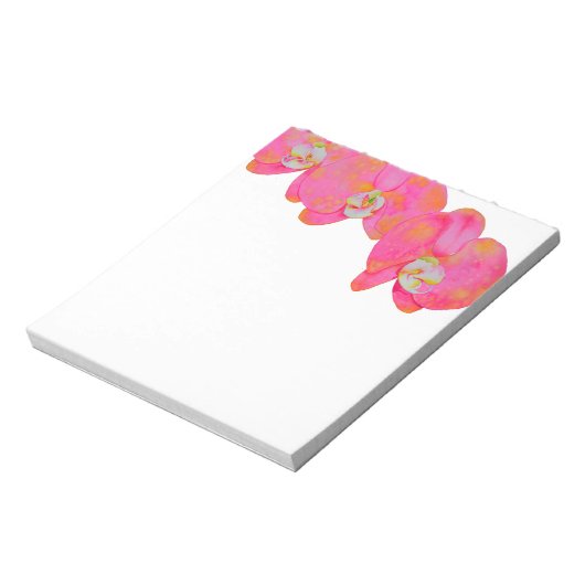 Rosa Aquarell Notizblock (Rotiert)