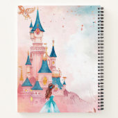 Rosa Aquarelldruckerin Notizblock (Rückseite)