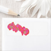 Rosa Aquarellfarbe Orchideenmalerei (Insitu)