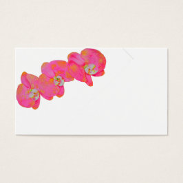 Rosa Aquarellfarbe Orchideenmalerei