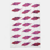 Rosa Aquarellfarbe Teetuch Geschirrtuch (Vertikal)