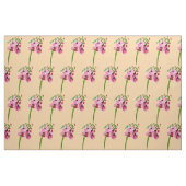 Rosa Aquarellfarbe Verbascum Blume Stoff (Fat Quarter (45,7 x 55,9 cm))
