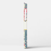 Rosa Aquarellfarben auf Streifen Case-Mate iPhone Hülle (Rückseite / Links)