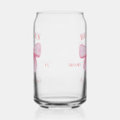 Rosa Aquarellfarben Blauer Junggeselinnen-Abschied Dosenglas (Links)