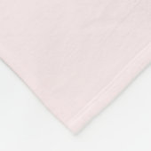 Rosa Aquarellfarben Blume Cross Taufen / Christeni Fleecedecke (Ecke)