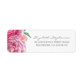 Rosa Aquarellfarben Blume Elegante Hochzeit