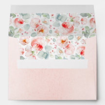Rosa Aquarellfarben Blume Elegantes Licht