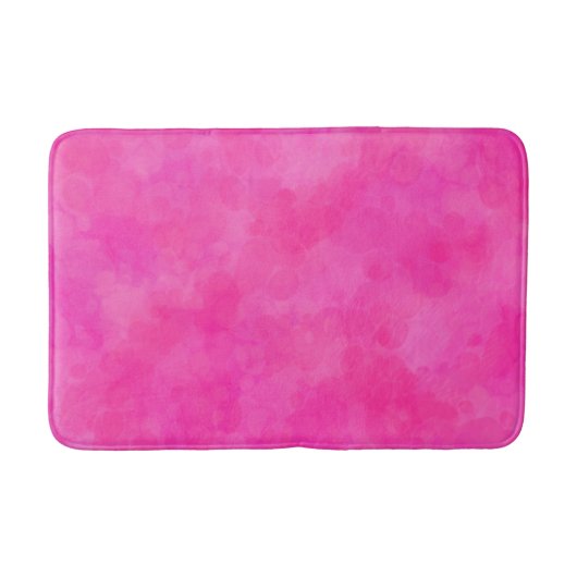 Rosa Aquarellfarben Gefärbte Krawatte drucken Badematte (Vorderseite)