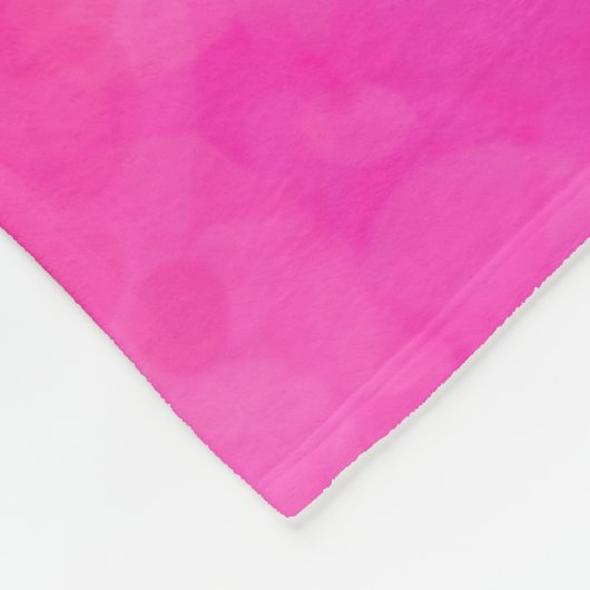 Rosa Aquarellfarben Gefärbte Krawatte drucken Fleecedecke (Ecke)