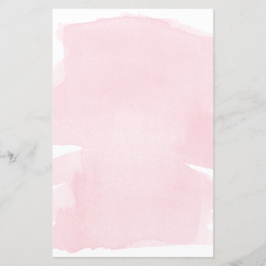 Rosa Aquarellfarben Gold kennen das Brautspiel (Rückseite)