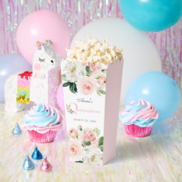 Rosa Aquarellfarben Quinceñera Geschenkschachtel