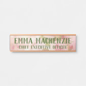 Rosa Aquarellfarben-Rose, die das Schild für die T (Vorderseite )