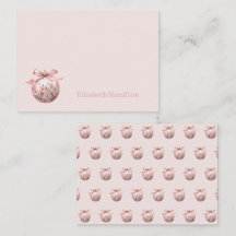 Rosa Aquarellfarben Weihnachtsschmuck