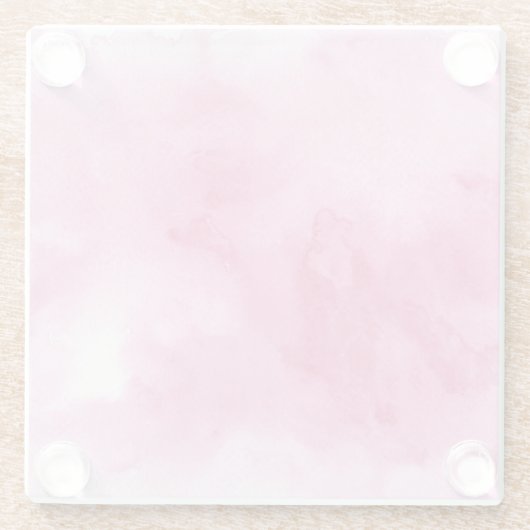 rosa Aquarellhintergrund für Ihr Glasuntersetzer (Rückseite)
