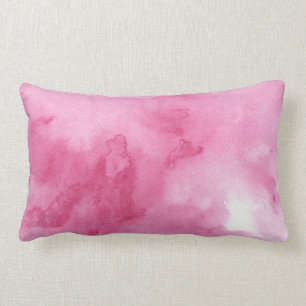 rosa Aquarellhintergrund für Ihr Lendenkissen