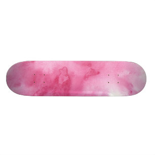 rosa Aquarellhintergrund für Ihr Skateboard