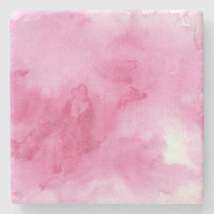 rosa Aquarellhintergrund für Ihr Steinuntersetzer