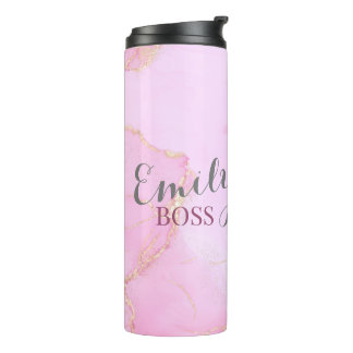 Rosa Aquarellkaffee Tasse
