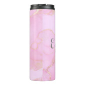 Rosa Aquarellkaffee Tasse (Rückseite)