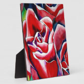 Rosa Aquarellkunst Originale Rose Fotoplatte (Seite)