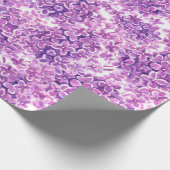 Rosa Aquarelllische Blume Geschenkpapier (Ecke)