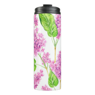 Rosa Aquarelllische Blume Thermosbecher