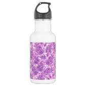 Rosa Aquarelllische Blume Trinkflasche (Vorderseite)