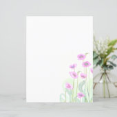 Rosa Aquarellmohn (Stehend Vorderseite)