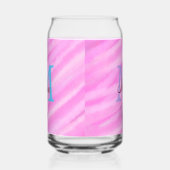 Rosa Aquarellpastellfarben fügen Titellongrammbuch Dosenglas (Rechts)