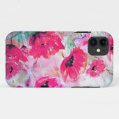 Rosa Aquarellpfropfen. Case-Mate iPhone Hülle (Rückseite (Horizontal))